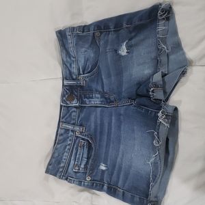 American Eagle Super Stretch blue jean shorts